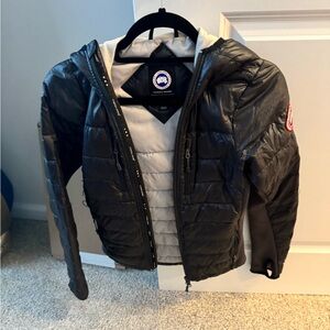 Canada Goose Black and White Ski Jacket